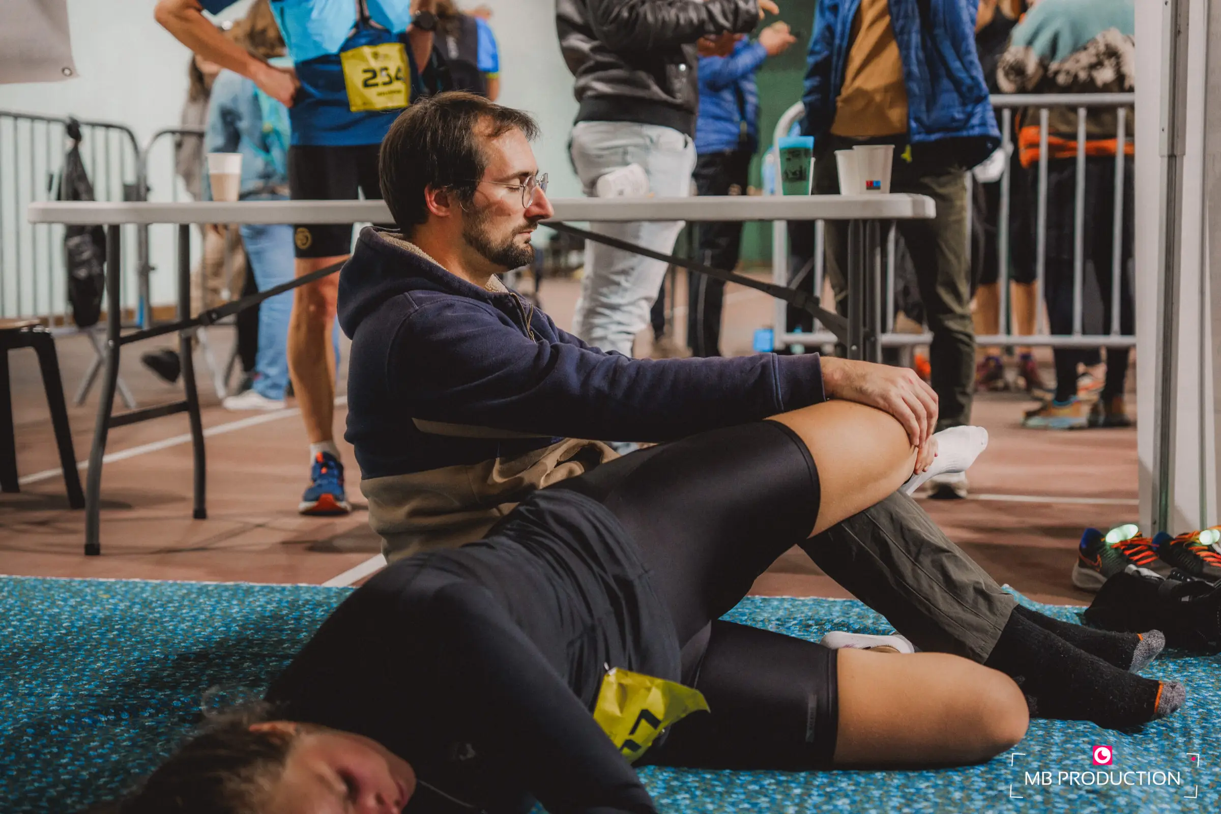 Simon Girol pratiquant le Wuo Taï lors d’un événement sportif